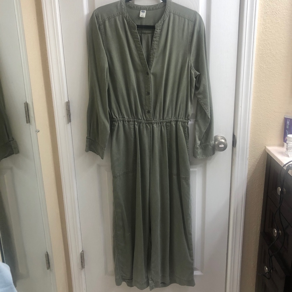 Olive green jumpsuit